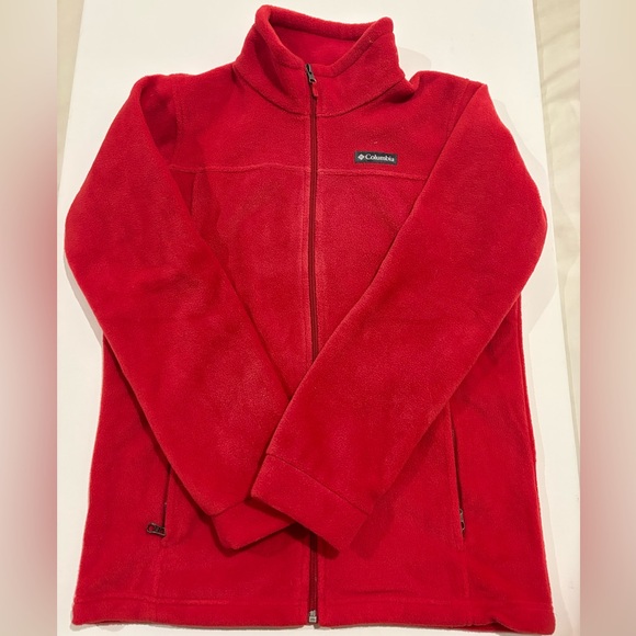 Columbia Sportswear Company Other - Columbia Sportswear Company, Unisex L, Red fluffy zip up sweater